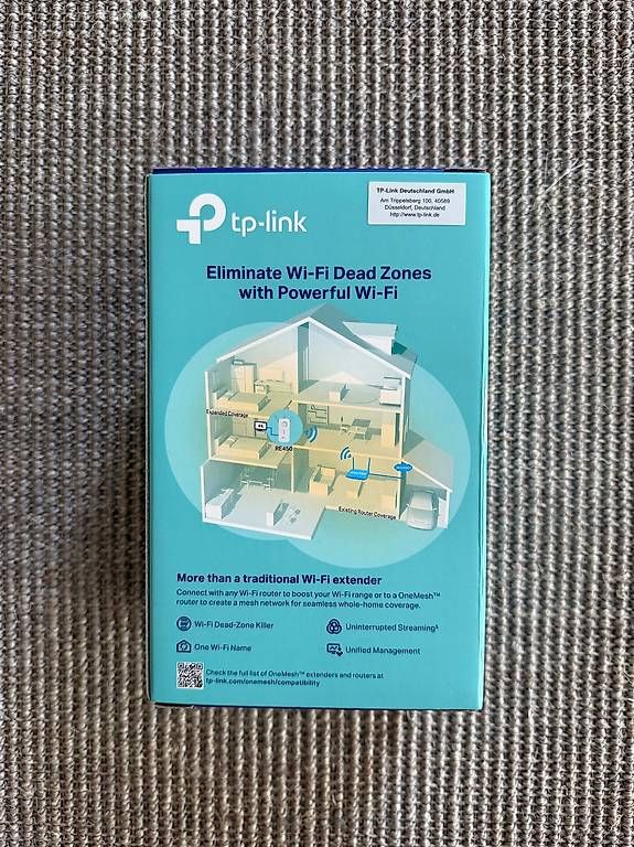 TP-Link Wlan: TP-Link AC1750 Mesh Wi-Fi Extender RE450 NEU – Neu und originalverpackt aus Ennetbürgen von Fifis-Fundgrube 2