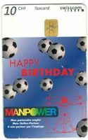 Taxcard Chip-1295 Manpower Happy Birthday