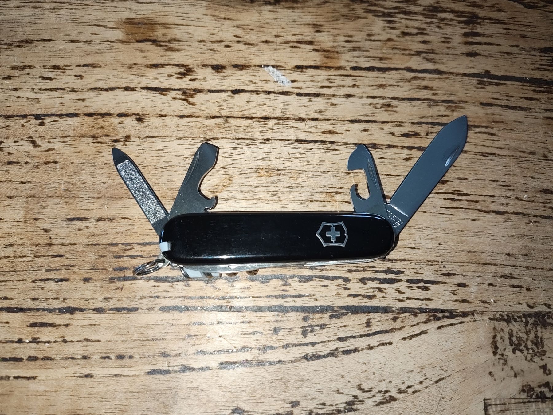 Victorinox Coltelli tascabile: Victorinox Spartan schwarz – Usato da Bäch SZ venduto da BirdyTheBird