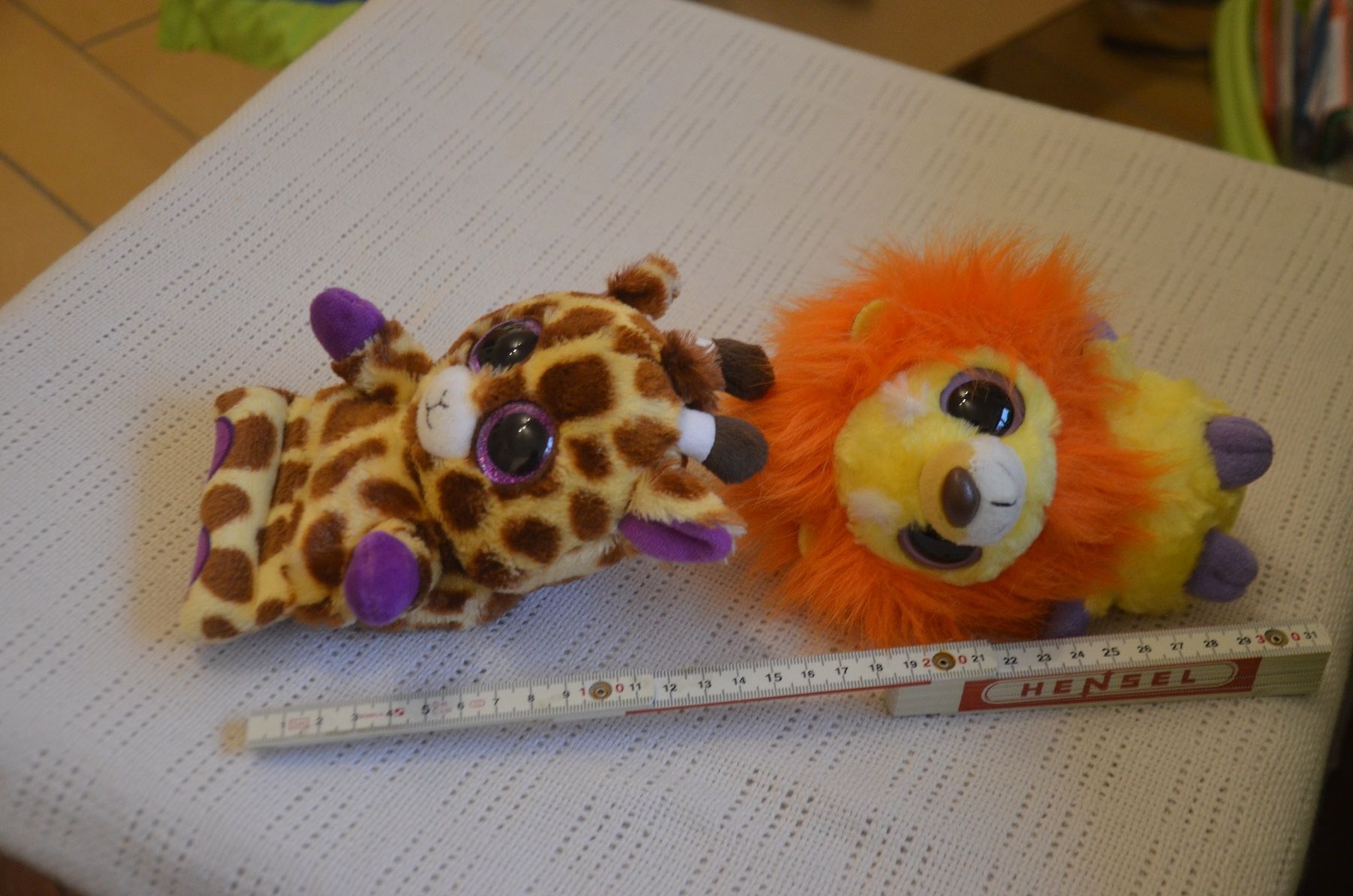 Spielzeuge: GIRAFFE + LOWE - PELUCHE – Gebraucht aus Chiasso von Dolly015 1