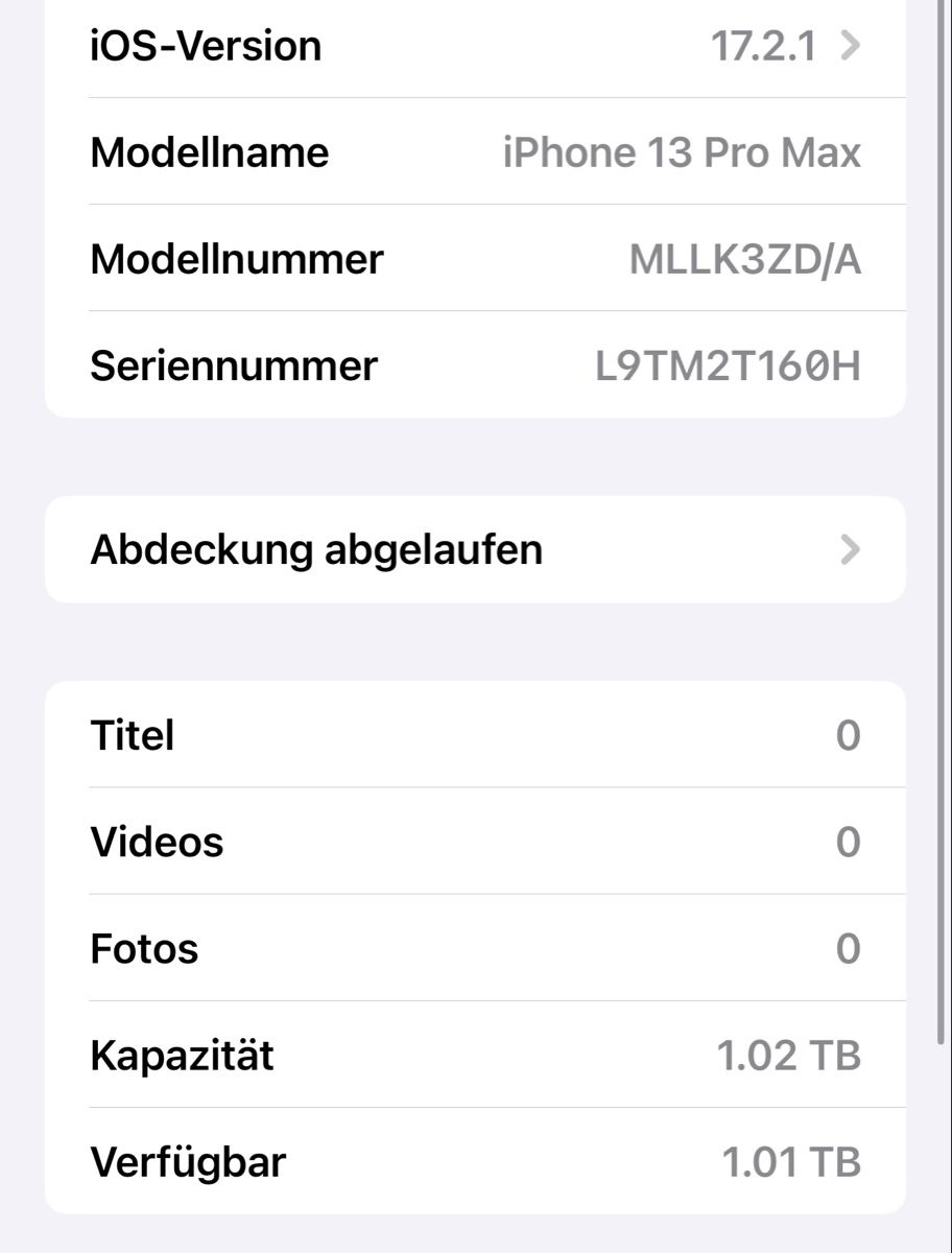 Apple Handys / Smartphones: iPhone 13 Pro Max 1TB – Gebraucht aus Roggwil BE von Radarrole 4