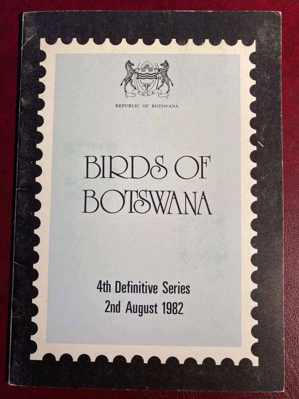 Tutti i francobolli: Botswana 1982 Booklet Vögel vollständiger Satz – Nuovo (secondo la descrizione) da Liestal venduto da schnueps