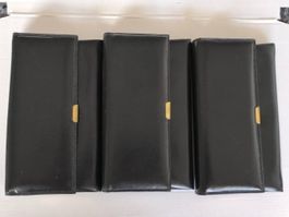 3x Damen Leder Portemonnaie Vintage Geldbörse