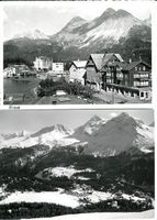 Arosa GR 2 AK Dorf mit Furkahörner 1943 sehr gut erhalten