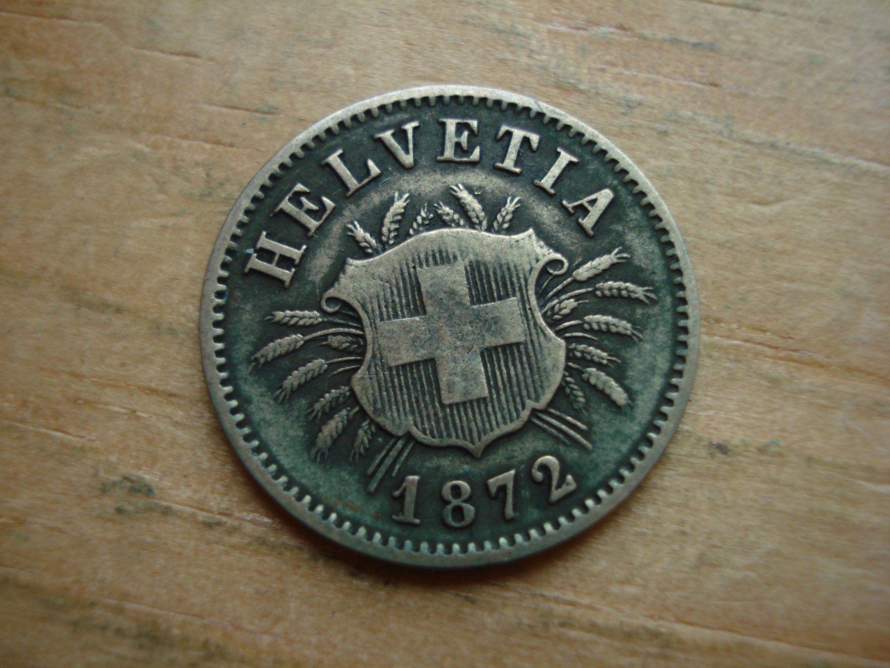 Tutti le monete: (W5) 5 Rappen 1872 – Usato da Erlach venduto da Net-Coins