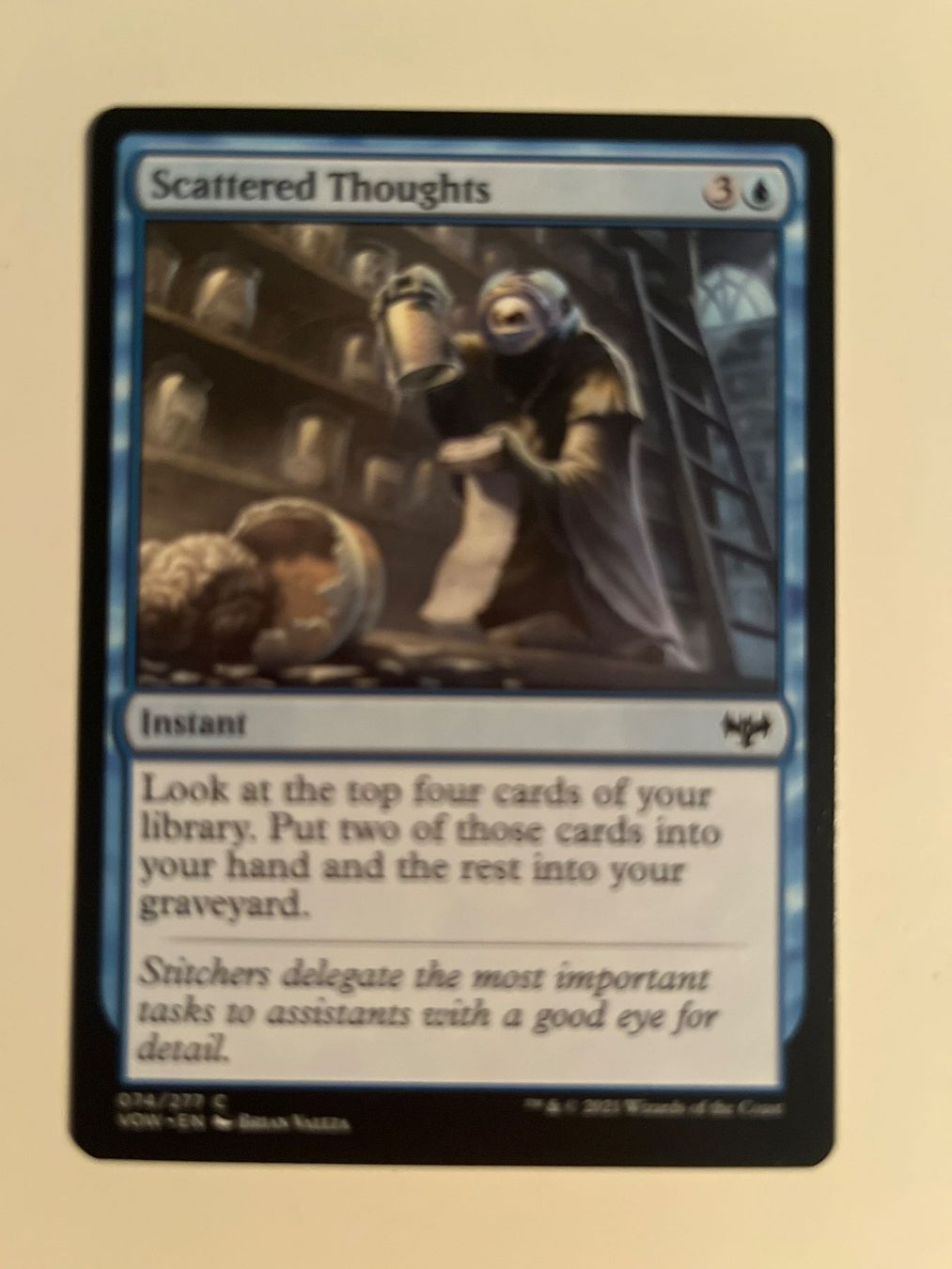 Magic The Gathering Cartes à collectionner: 1 x Scattered Thoughts - Magic: The Gathering - MtG – D'occasion à Kriens par Shadi1980