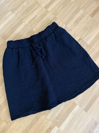 Rock Muselin C&A schwarz🖤 mit Bindeband Grösse 36 
