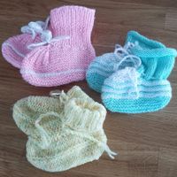 Babyschuhe Wolle (3 Stk.) / 8