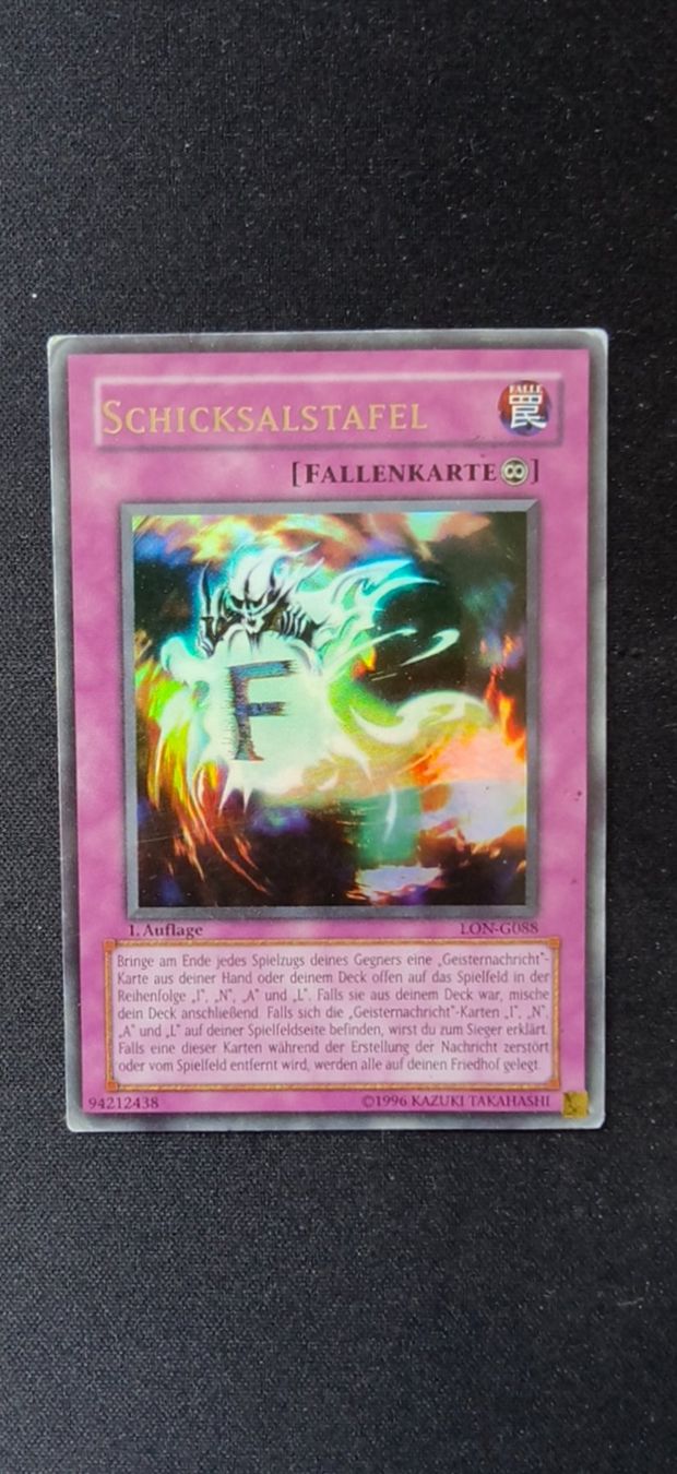 Yugioh Carte collezionabili: Schicksalstafel - LON-G088 - 2006 - First Edition – Usato da Oberentfelden venduto da SimpleTap