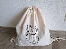 Sac en tissu brodé à la main - Handbestickte Stofftasche