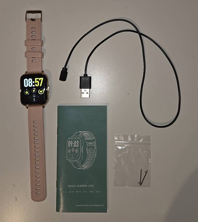 Smartwatch: Smartwatch AGPTEK rosa/gold – Usato da Schöftland venduto da Ringer16