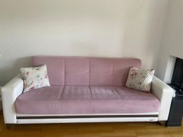 Sofa-Set (2 Sofas + Sessel) mit Couchtisch – guter Z