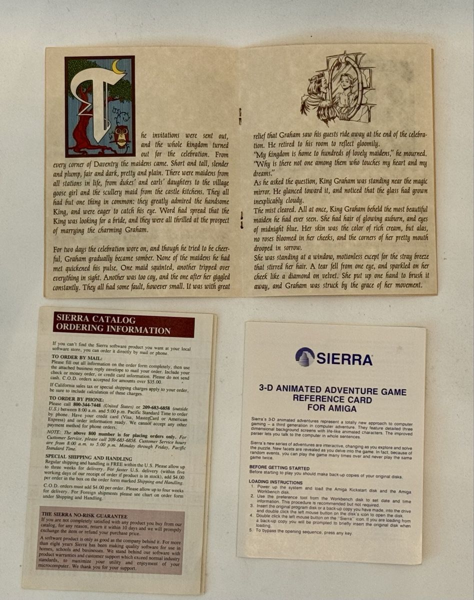 Spiele: King's Quest II: Romancing the Throne - Amiga - Selten! – Gebraucht aus Würenlos von Gofy999 2