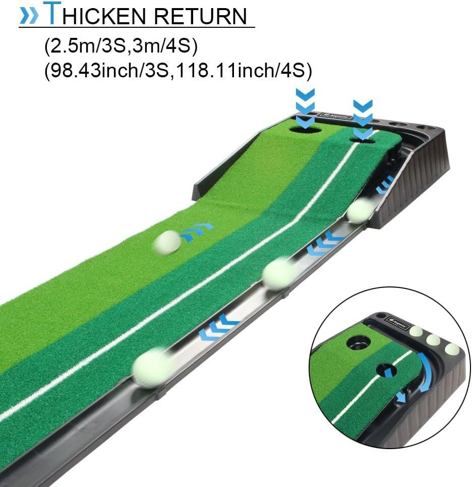 Mazze & Set: Puttingmatte Golfmatte Putting Trainer mit Ballrückgabe – Nuovo e nell'imballaggio originale da Herisau venduto da Zevora 3