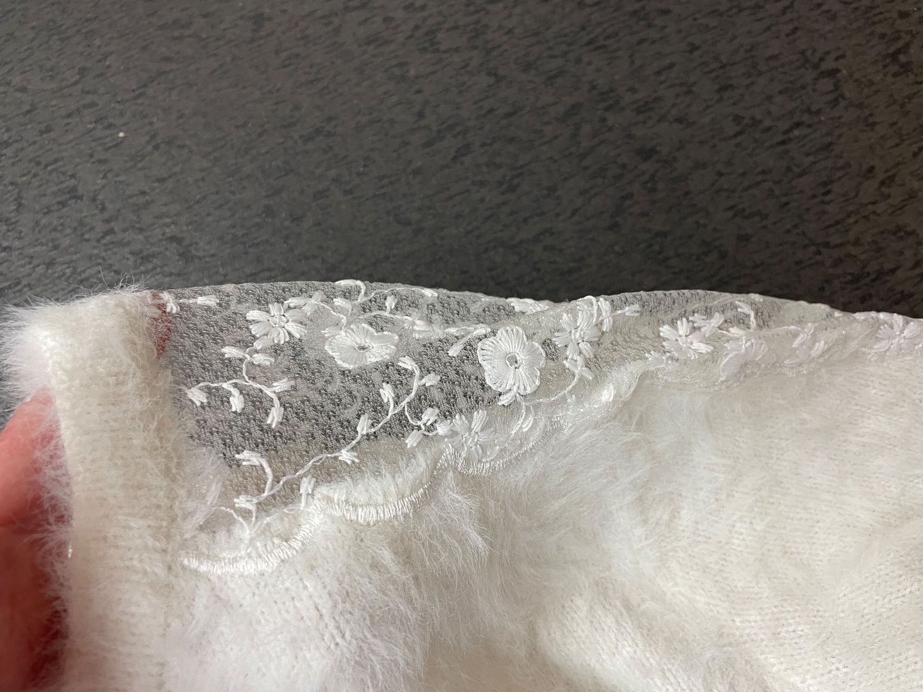 Pullover & Sweatshirts: Kuscheliger  Pullover aus Japan, mit Spitze, Gr. ca.38 – Gebraucht aus Füllinsdorf von bienli 3