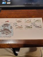 Zimbabwe - Timbres de poissons - Premier jour 1989
