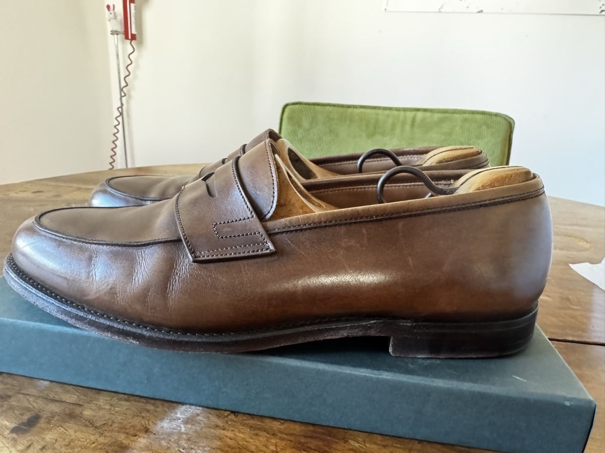 Crockett & Jones Scarpe da uomo: Crockett & Jones Grantham 2 Brown – Usato da Zürich venduto da Gia.BreZH 2