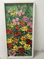 Trudy Wiget (1921-2008) Gemälde Thurgau Arbon Blumen