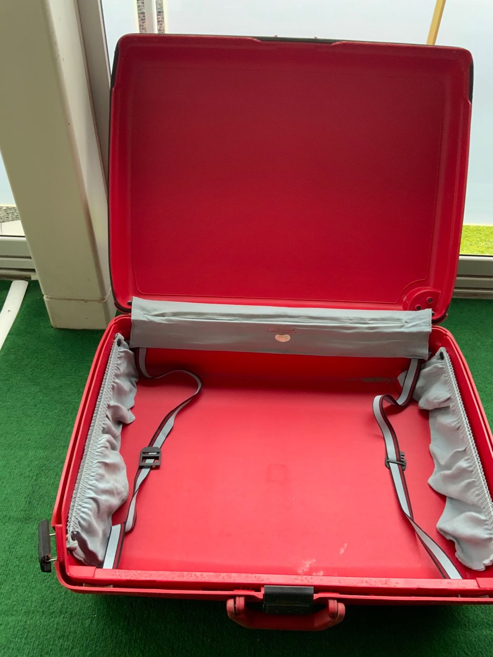 Samsonite Valigie: Vintage Samsonite Koffer, Hartschale, Rot, – Usato da Schübelbach venduto da S1CH 2