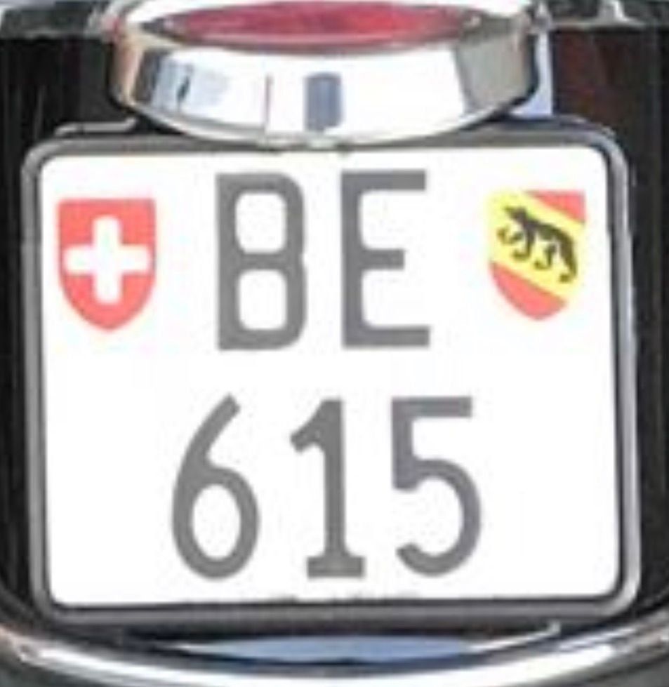 Ecriteaux: Motorrad Kontrollschild BE 615 – D'occasion à Säriswil par Tatussi