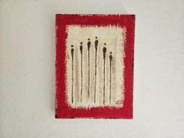 MARION DUSCHLETTA tableau abstrait signé et daté 2007 Zurich