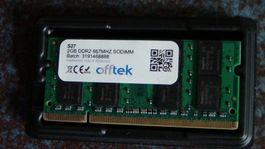 offtek RAM IBM-Lenovo ThinkPad T61 (7665-xxx) 2GB voir photo