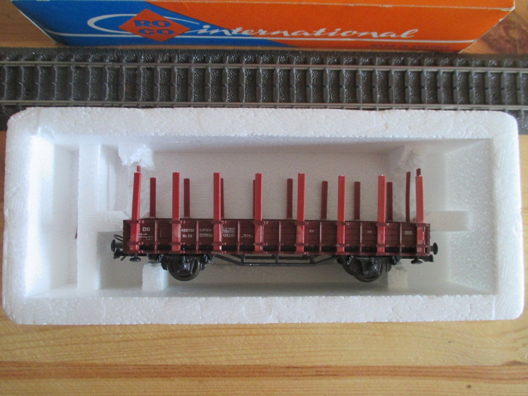 Roco Modellini di ferrovie: Roco H0 DC DB Rungenwagen – Usato da Breitenbach venduto da anti11 5