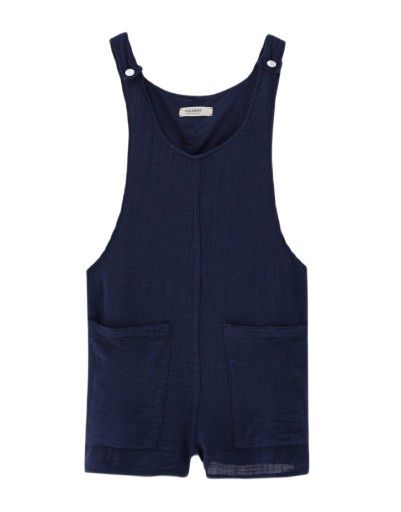 Pull&Bear Tute: Kurze Latzhose aus Baumwolle Pull&Bear Neu – Nuovo (secondo la descrizione) da Zürich venduto da laribuechel 2