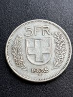 Monnaie Suisse 🇨🇭 5frs ARGENT 1935