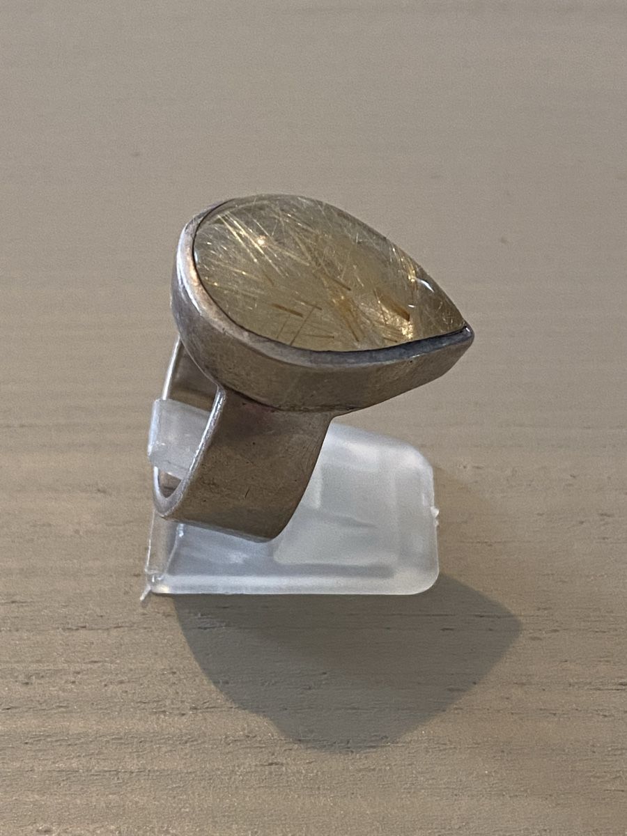 Anelli: Damenring Rutilquarz 800 Silber – Usato da Birr venduto da Vintage-Liebhaber 6