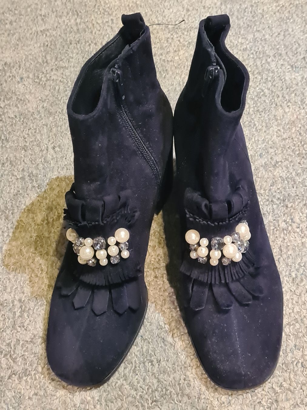 Kennel + Schmenger Damenschuhe: KENNEL&SCHMENGER STIEFELETTE GR.39/6 DUNKELBLAU – Gebraucht aus Adlikon von jahr01