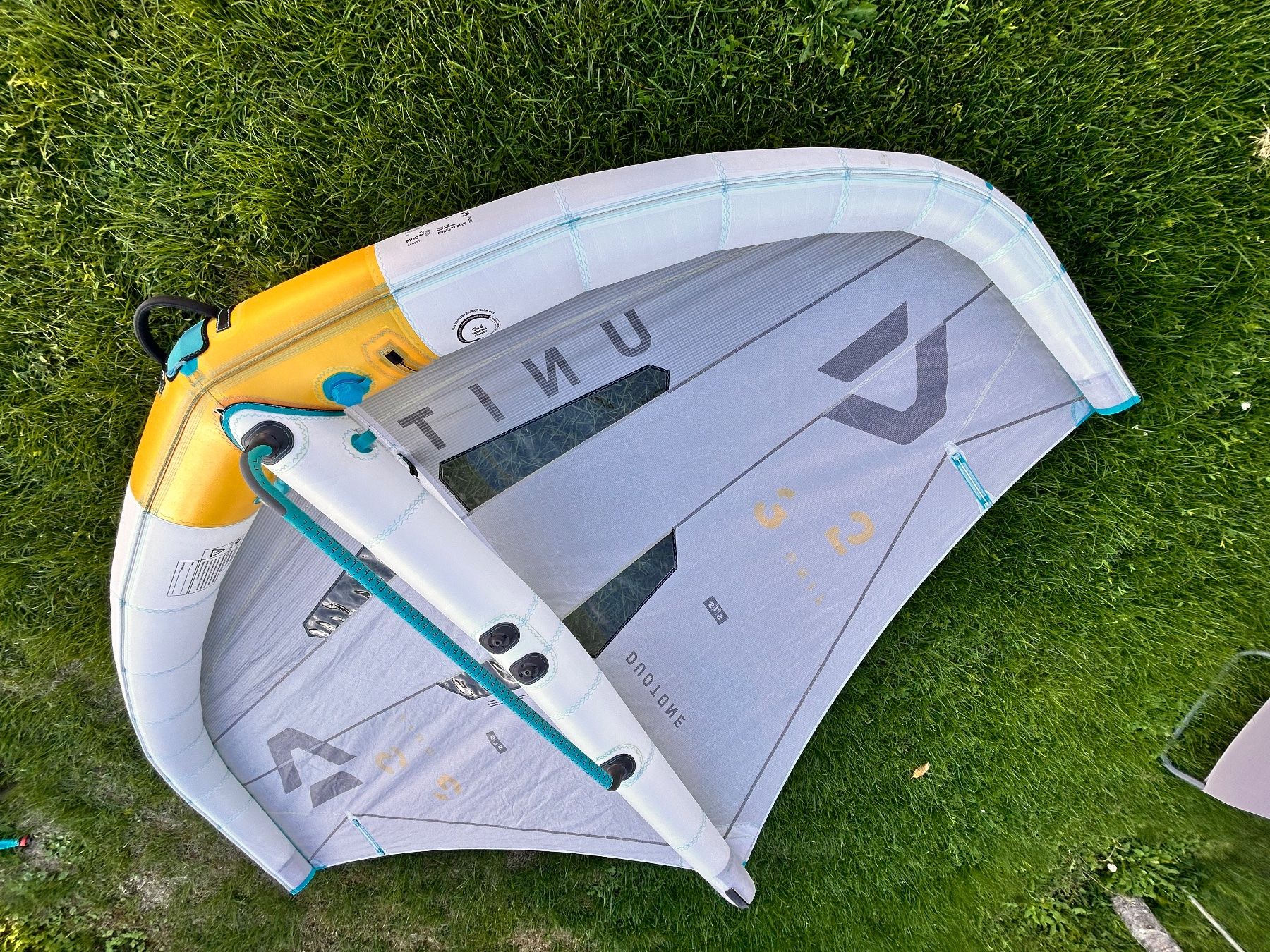Duotone Surf: Wing - Duotone - Unit - SLS concept blue - Grösse 3.5m2 – Usato da Muntelier venduto da Freerider77 1