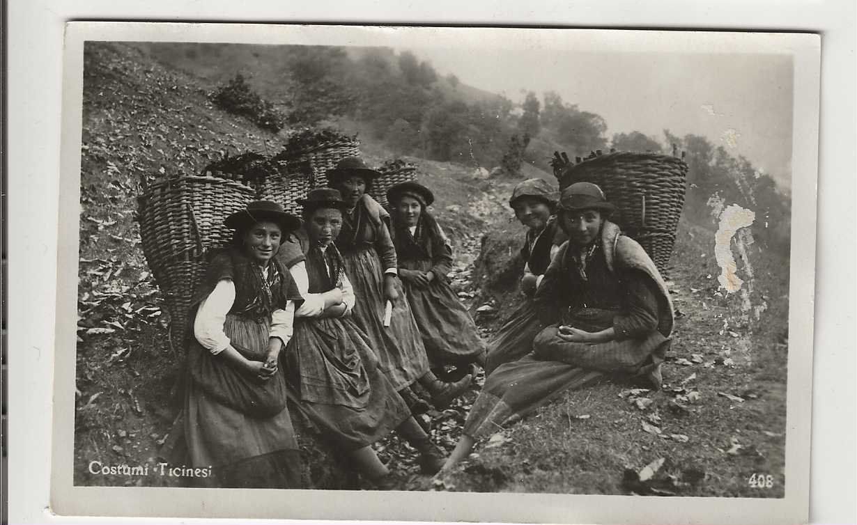 Cartoline postali: Costumi Ticinesi, 1932 – Usato da Spiez venduto da Niesen20