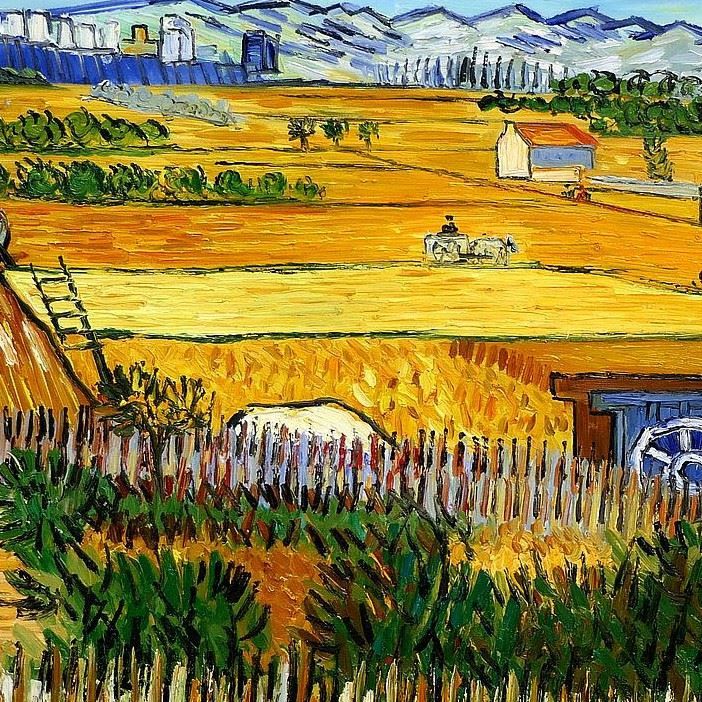 Riproduzioni & Creazioni: Vincent van Gogh - Erntelandschaft – Nuovo (secondo la descrizione) da Larnaca venduto da KunstDepot24 5