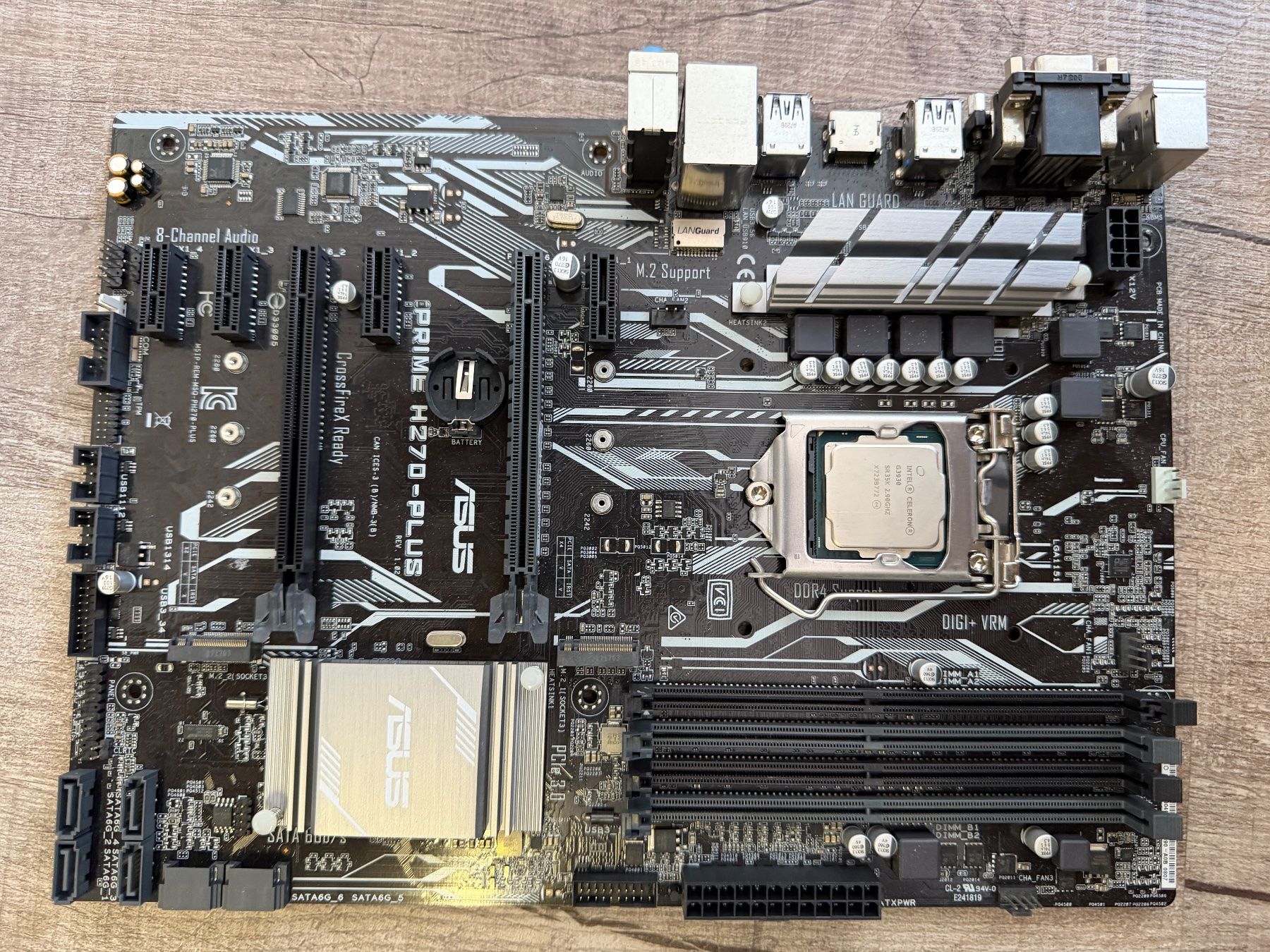 Asus Mainboards: Mainboard ASUS Prime H270-Plus + Intel Celeron G3930 – Gebraucht aus Wädenswil von OctagonX