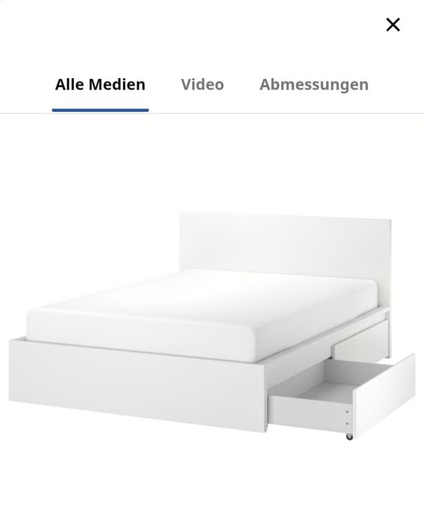 Erstaunlich Malm Bett 180x200 Ebenbild