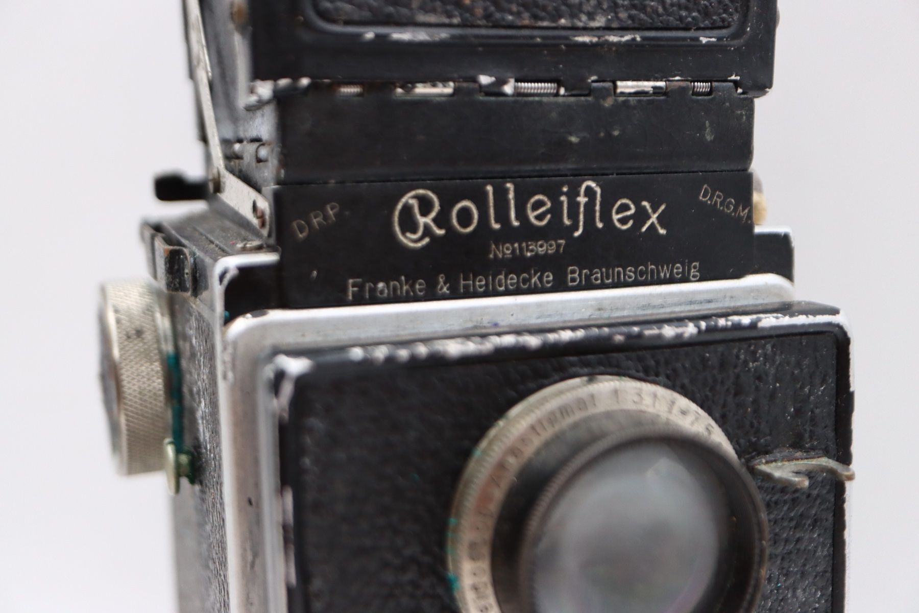 Rollei Fotocamera: Rolleiflex Old Standard Kamera mit Ledertasche 1932 – Usato da Zürich venduto da KE-Sales 3