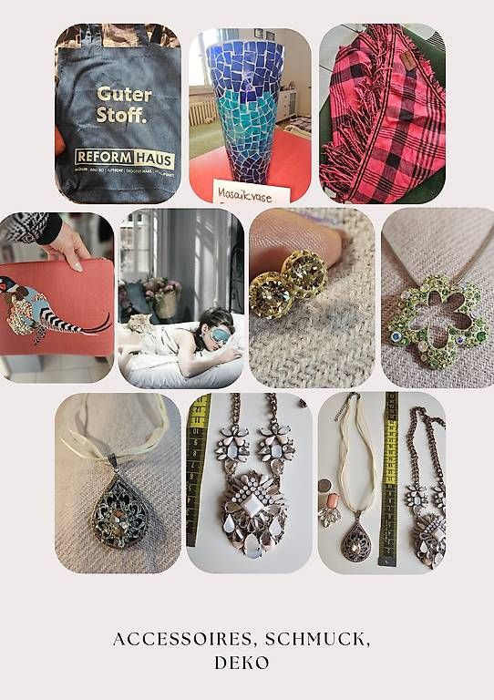 Tutte le decorazioni: 10 Artikel -Set: Accessoires, Deko, Schmuck – Usato da Köniz venduto da F.Wassmer