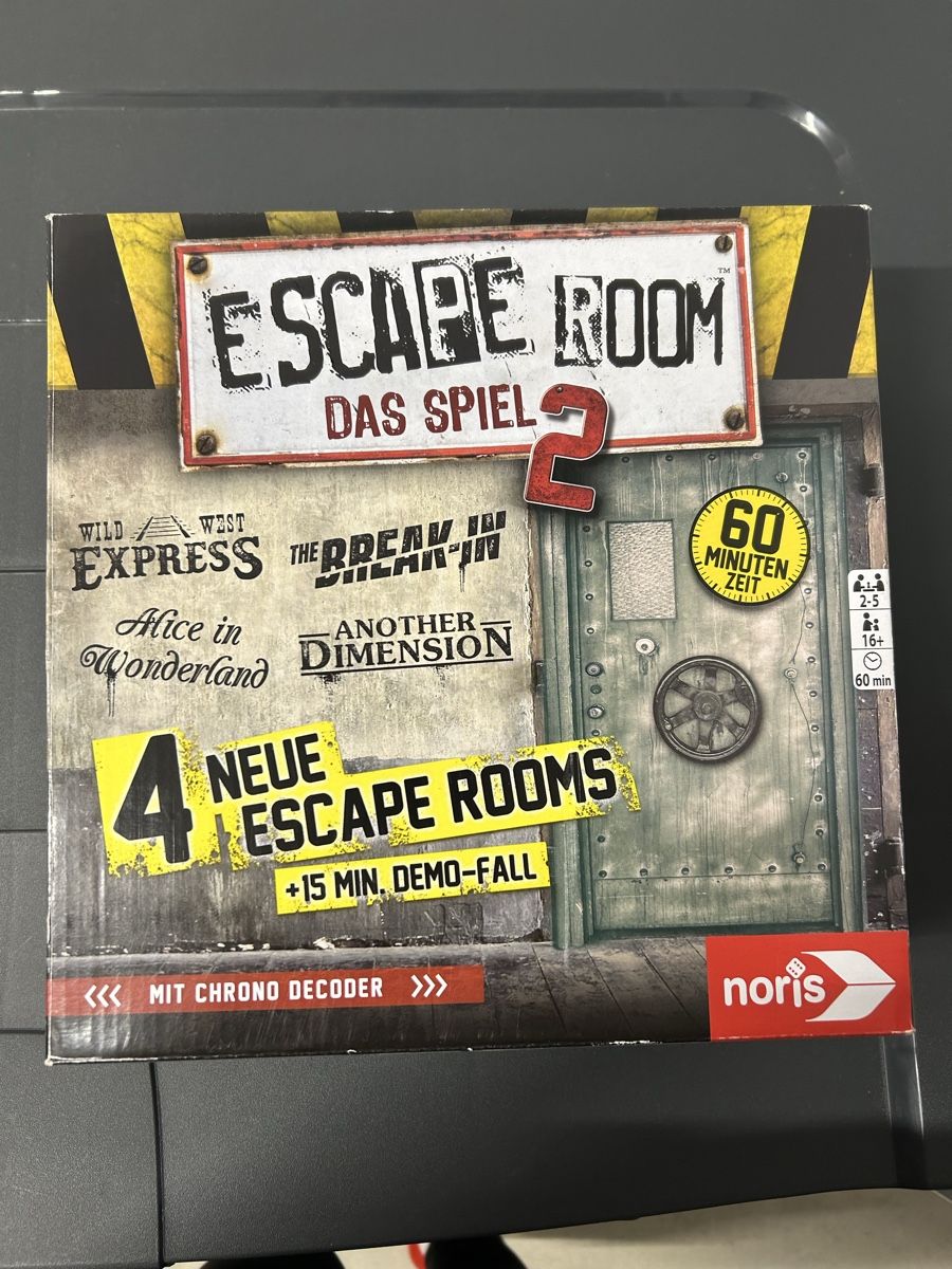 Escape Room - Das Spiel 2, 4 neue Abenteuer, komplett! (Neu (gemäss ...
