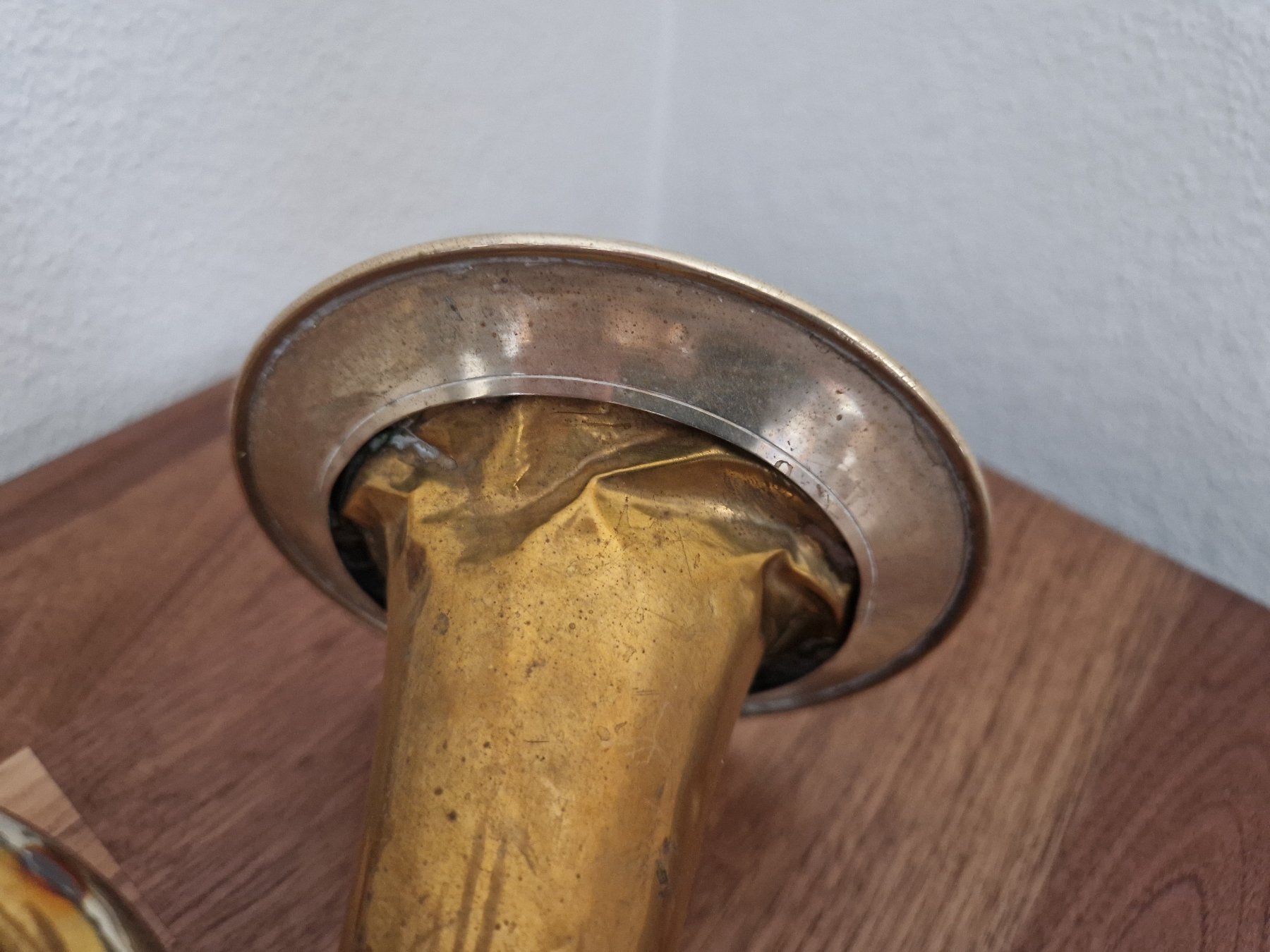 Strumenti musicali: Antike, zerbeulte Trompete aus Messing - Drehventile – Usato da Burgdorf venduto da gre_2ftz 7