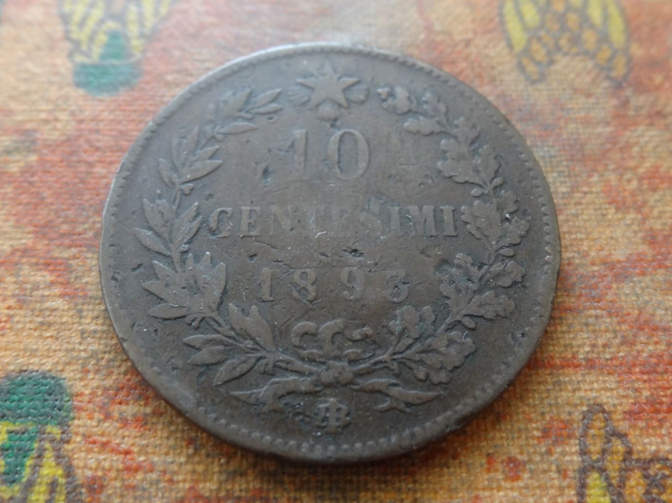 Tutti le monete: ITALIE  10  Centesimi  1893 – Usato da Romanel-sur-Lausanne venduto da Swift13 1