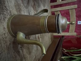 Pot ancien théière cafetière cuivre ?? À confirmer