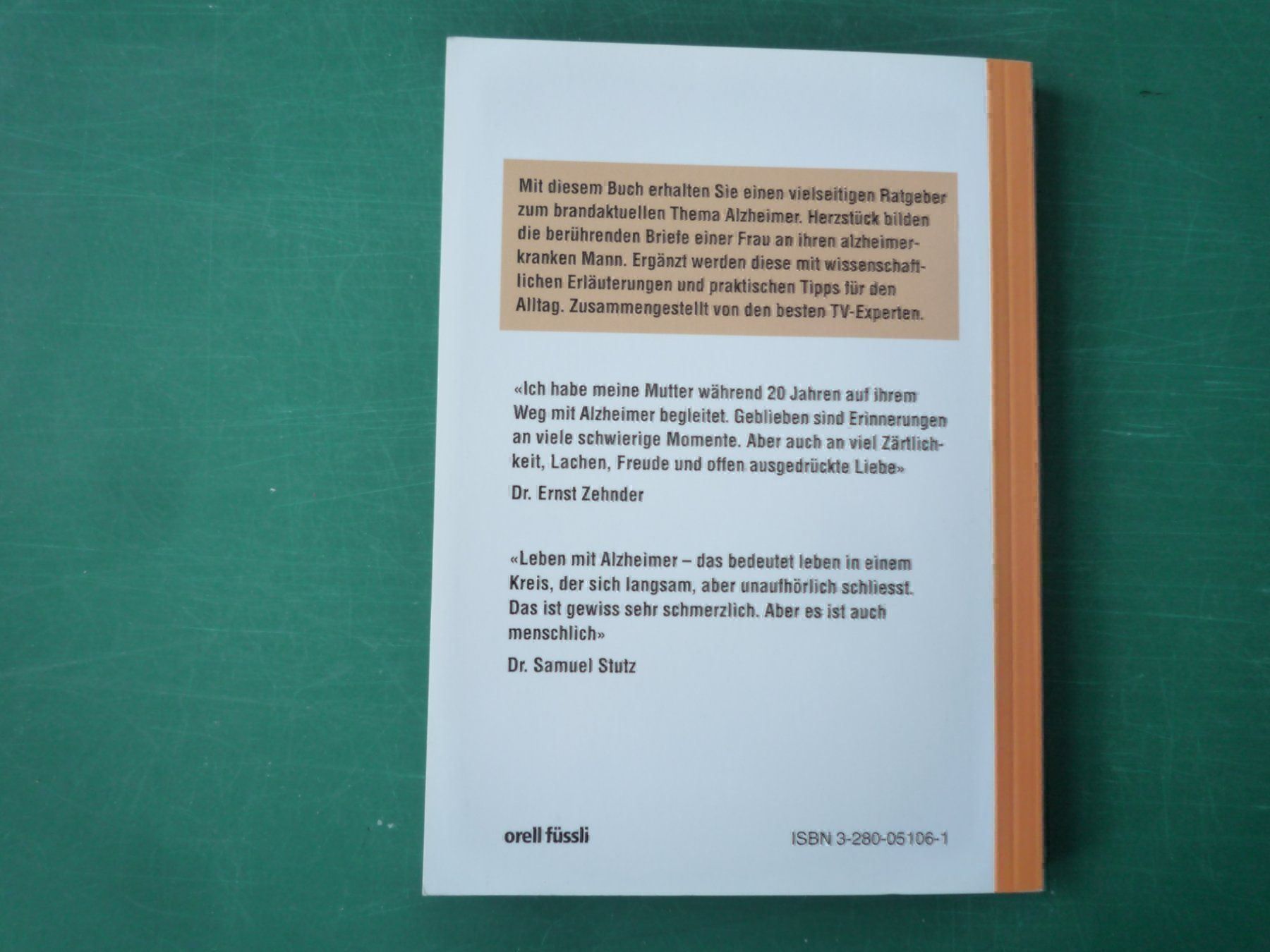 Libri: Leben mit Alzheimer – Usato da Rafz venduto da Sonnenblume305 3