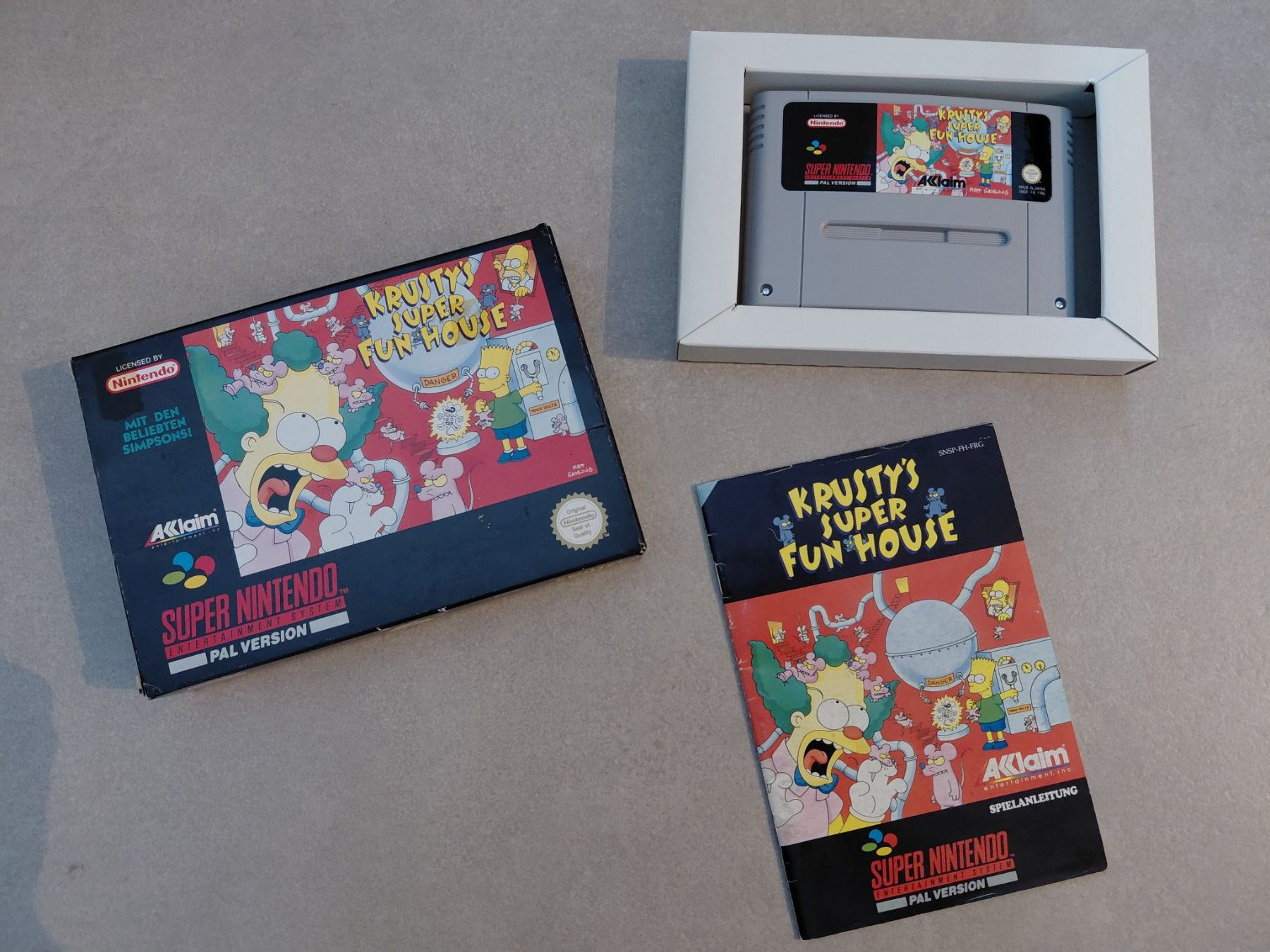 Giochi: Krusty's Super Fun House, SNES, mit OVP – Usato da Uezwil venduto da -Retrogames- 1