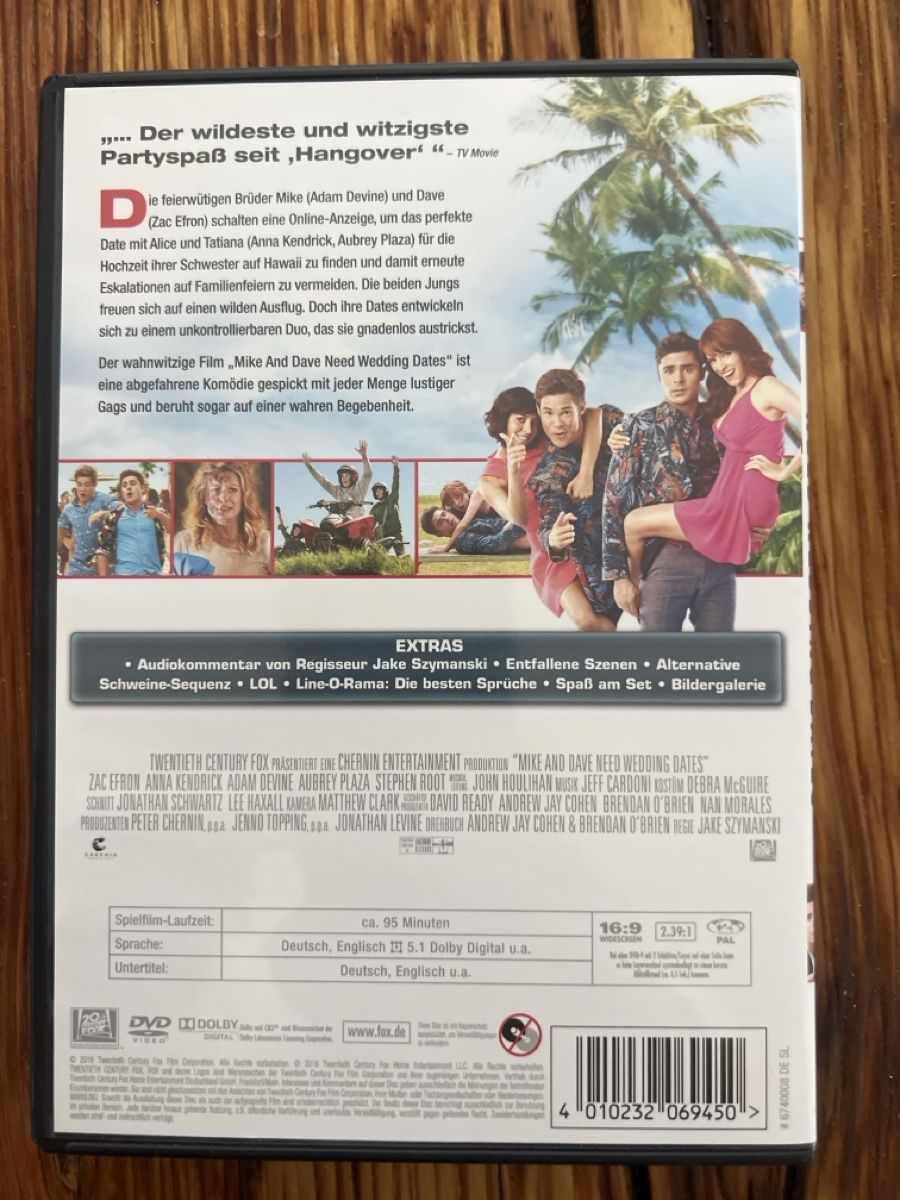 Alle DVDs: Mike and Dave Need Wedding Dates DVD gute Zustand – Gebraucht aus Umiken von mar_p7n9 1