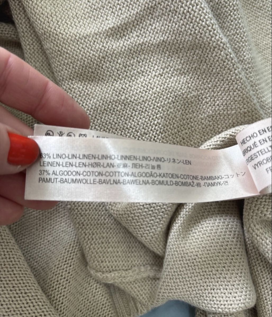 Massimo Dutti Altro in Moda donna: Poncho en lin et coton Massimo Dutti  – Usato da Genève venduto da ram_97rx 7