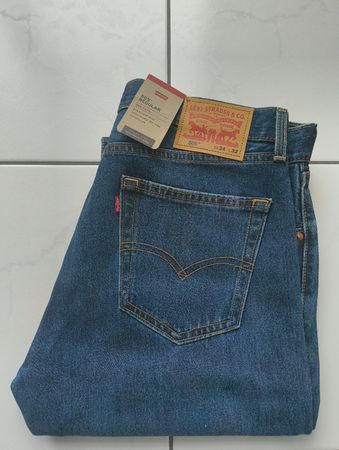 Jeans Levi Strauss 505 Regular W34 L32 neu mit Etikette