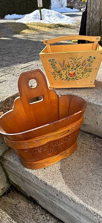 Autres décorations pour le jardin: Holzzuber  – D'occasion à Matten(St.Stephan) par ren_r8tw 1