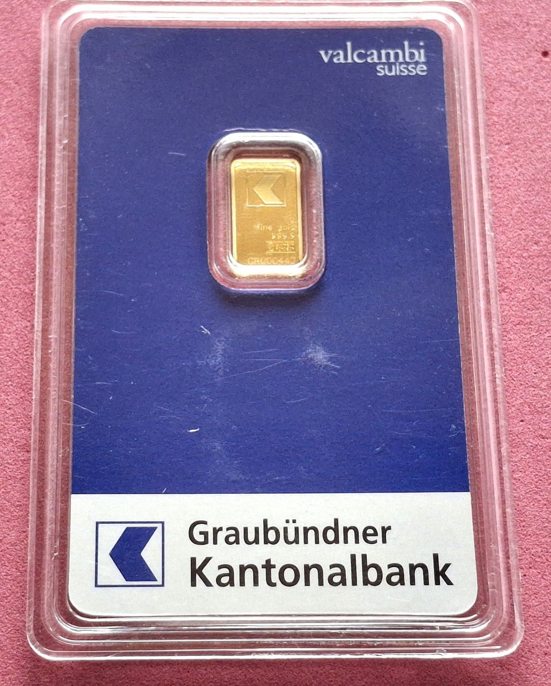 Metalli preziosi: GKB - 1 GRAMM - N° 442 – Usato da Boniswil venduto da dpd4coins