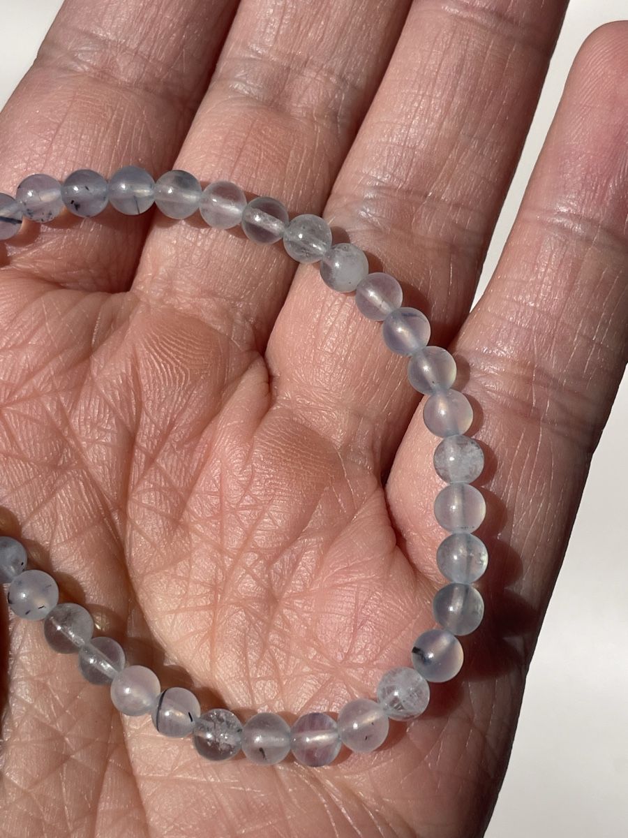 Armbänder & -reifen: Aquamarin-Armband, 6mm Perlen,  – Neu und originalverpackt aus Schiers von sisikristall